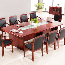 Office Furniture Conference Table Long Table Minimalist Modern Epithelial Office Conference Table And Chairs Combined Training Table Paint 43