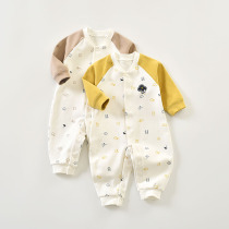 Dabi rabbit baby clothes baby jumpsuit spring and autumn newborn ha clothes baby climbing clothes autumn winter underwear