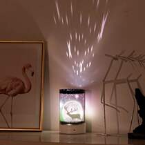 Versatile led new Bluetooth sound animation small night light with remote control bedroom Decorative Projection Lamp Romantic Ambience Micro Light Flirter Cute Induction Decorative Lights Breathing Light Send Girl Gifts