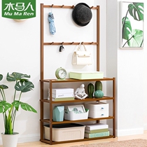 Trojans shelves Sub-floor Kitchen Bedrooms storage bookshelves Contained Bamboo shelf Jane easy room Living room snacks