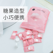 Travel compressed towel grain portable disposable face wash towel thickened face beauty towel cotton cleansing towel small square towel