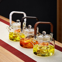 New feather glass cooking teapot lifting beam electric pottery stove tea maker set small capacity tea cooker tea cooker set