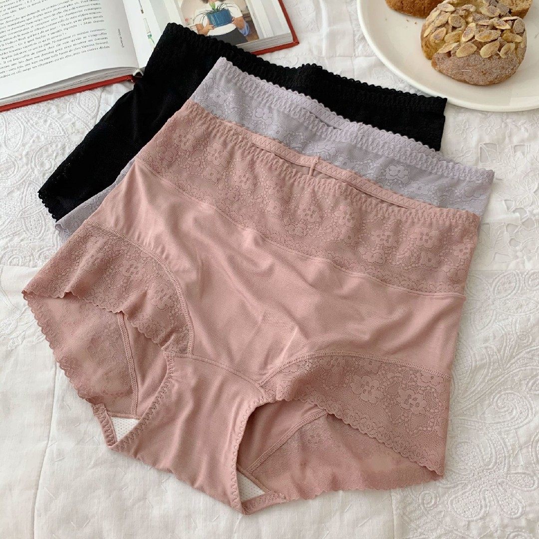Newsweater Model Silk Lace High Waist and Hipper Hip Lace Sexual Breakout Flat Pants