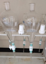 Thickened full-fluorine removable patented pear-shaped liquid distribution funnel 60250500 1000ml laboratory extraction