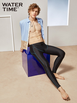 WaterTime swimming trousers men anti-embarrassing swimsuit men Professional training plus size quick dry tight Sun sunscreen