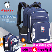  Babu bean childrens school bag male primary school students 1-6 grades lightweight breathable school bag 6-12 years old girl backpack