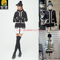 South Korean Volvik golf suit blouse 21 autumn style golf female stand-up windproof zipped knitted jacket