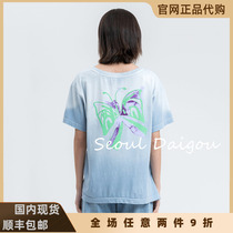 we11done official website 21ss back butterfly gradient tie-dye loose t-shirt welldone short-sleeved