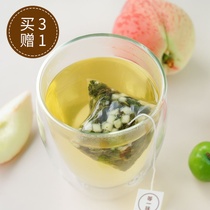 (Take 3 to send 1) Peach oolong tea white peach fruit fragrant triangle bag 15 small bags) and other blindly