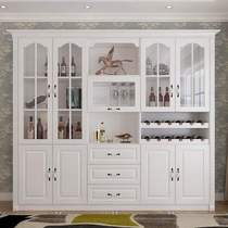 Custom European-style restaurant wine cabinet integrated multi-function living room decoration cabinet Simple modern dining side cabinet partition cabinet