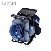 Korean hair accessories simple flower hair curler ball head grab clip flower headgear large hairclip ponytail hair card children