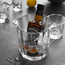 Nude Nude Turkey original imported crystal glass ice bucket whisky champagne bucket thick heavy cooling beer