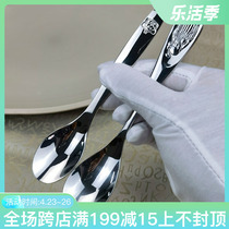 304 Stainless Steel Children Spoon Children Cutlery Spoon Nursery School Baby Eating Spoon Deepen drinking spoon 3-8 years old