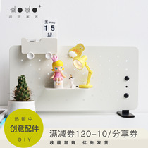 Hole board accessories Mini magnet table lamp magnetic refrigerator stickers Personality creative decoration with sticky notes DIY