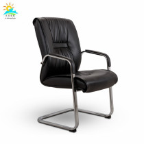 Changsha office chair bow-shaped conference room chair computer chair household staff backrest Mahjong chess leather chair durable