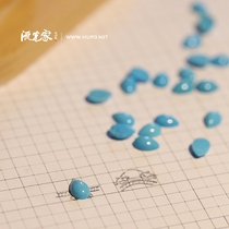 Streamer home Sleeping Beauty turquoise water drop ring surface pendant surface inlay with no optimization can be out of the country