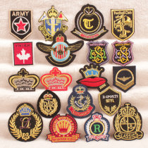 English style college style T-shirt badge patch badge patch cloth pants pants down denim stickers