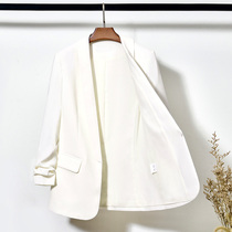 White small blazer women 2021 new spring and autumn Korean version of loose temperament hanging feeling wild Net red suit