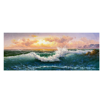 Tour of the Spring Wind Breathtaking Shore boutique oil painting 70x180cm 