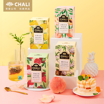 4 boxes of ChaLi Tea Peach oolong lychee Black Tea Bag Tea Fruit Tea white peach oolong tea cold tea tea