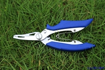 (Special price) with hook bend nozzle fishing pliers multifunctional fish scissors F-317 stainless steel scissors fishing tools