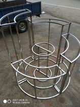 Stainless steel rack custom kitchen rack storage rack bathroom layer corner rack seasonings rack working table