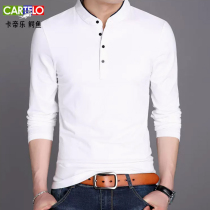 Crocodile Spring and Autumn Long-sleeved T-shirt Men Lieutened Cotton Winter Dress Dress Fashion Trend Mens Clothes