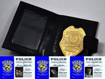 Resident evil game peripheral STARS Metal badge certificate bag Drivers license card certificate holder