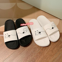 Japanese GP Mens and Womens Summer New paragraph Home Indoor Lovers Cute Cartoon Bath Bathroom Non-slip Sandals
