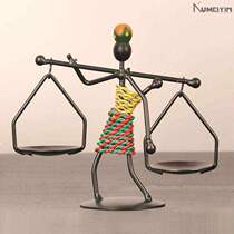  -Novel Steel Man Candle Holder Home Decoration Living Room