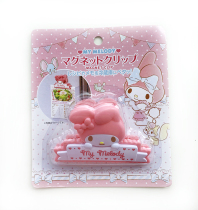 Japan Daichuang MY MELODY MY MELODY food moisture-proof sealing clip sealing clip Refrigerator sticker message clip