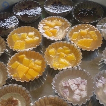 Disposable bowl cake special bowl tin paper cup mold soup bag tray commercial bowl cake stall baking mold
