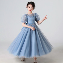 Next win childrens dress light luxury niche high-end host piano performance dress princess dress girl dress