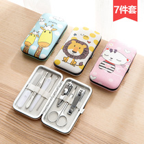 Stainless steel nail cutting tool nail clipper set home manicure pedicure knife nail clipper custom