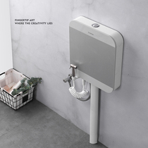 Squatting pit urinal flush tank squatting toilet water tank toilet home toilet energy-saving ultra-thin fashion wall water tank