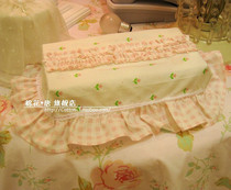 Rural pastoral wood ear cloth tissue cover cloth tissue box Looper tissue box Looper tissue box