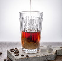 British Kilner glass glass glass home water Cup retro high-grade red wine wine male thick transparent milkshake cup