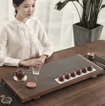 Pickliju high-grade Bakelite tea tray German whole solid wood tea table household simple rectangular Tea Sea type electric Bakelite