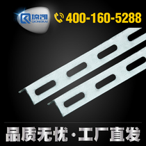 Qiongkai No 3 thickened universal triangle iron cargo bracket Non-porous single and double punching galvanized angle steel 30*30