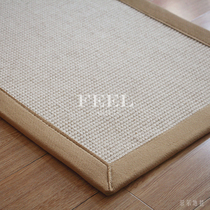 Simple Surface Wool Blended Sword Mass Carpet for Household Floating Windower Mass Black Studio Living Room Tea Select Carpet