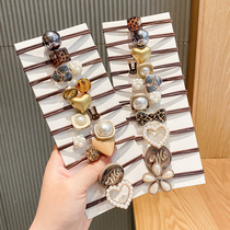 Net red ins Senson hair Rope Leather Fascia Women Zakheaded South Korea Headwear Brief Head Rope Temperament Hair Circles Zama Tail Leather Sleeve