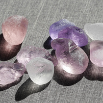 Crystal glass sands yellow gold transparent pink blue green stone bottom sand fish tank aquarium building decoration