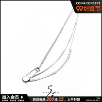 ATELIERSO official authorized Stern clip necklace design sense personality pin advanced choker