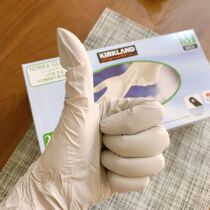 Taiwan rubber gloves disposable sanitary gloves powder-free food baking protection and disinfection