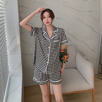 VIRRI CIAGA pajamas WOMENs summer ice silk thin 2021 new high-end sense OF net red HOMEWEAR suit