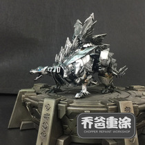 Joe Dad repainted Transformers movie 4 howling Stegosaurus dinosaur spray paint color foundry d-class