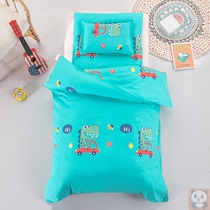 Baby kindergarten three-piece garden quilt with core Childrens nap quilt special six-winter quilt cotton quilt mattress