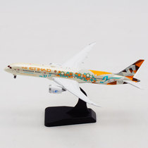 JC Wings 1:400 aircraft model alloy Etihad Boeing B787-9 A6-BLI flap version