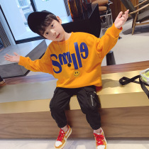 2022 Spring loaded new boy Long sleeves T-shirt Childrens clothing Shirts Bottom shirts CUHK Tong blouses 2019 Chunqiu