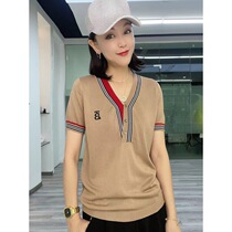 Xunshi 2021 summer new fashion trend simple hundred show slim slim top M90 to 105L106 to 115X